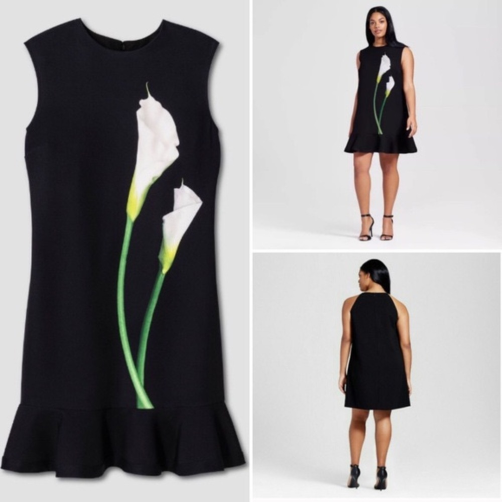 Victoria Beckham Black Lily Dress